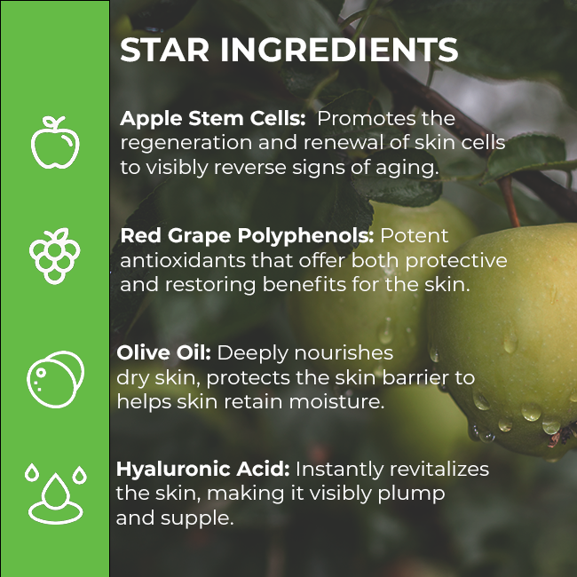 STEM CELL SERUM WITH RED GRAPE POLYPHENOLS