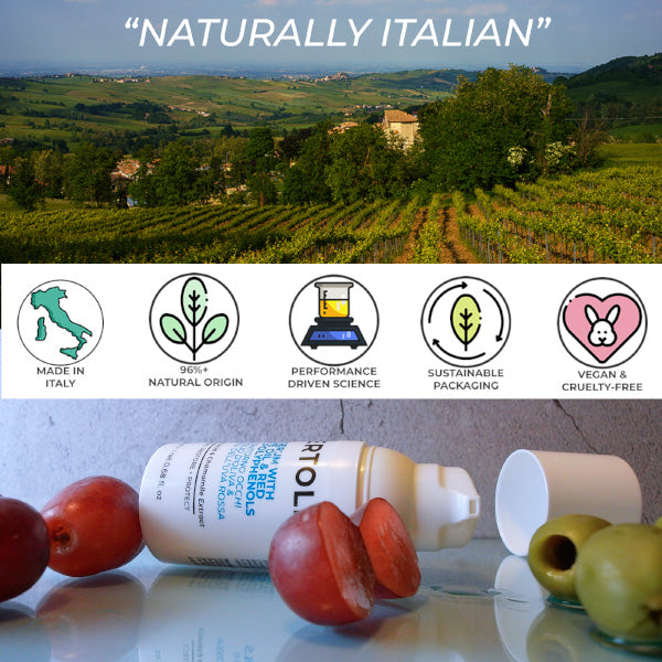 EYE SERUM WITH OLIVE OIL & RED GRAPE POLYPHENOLS