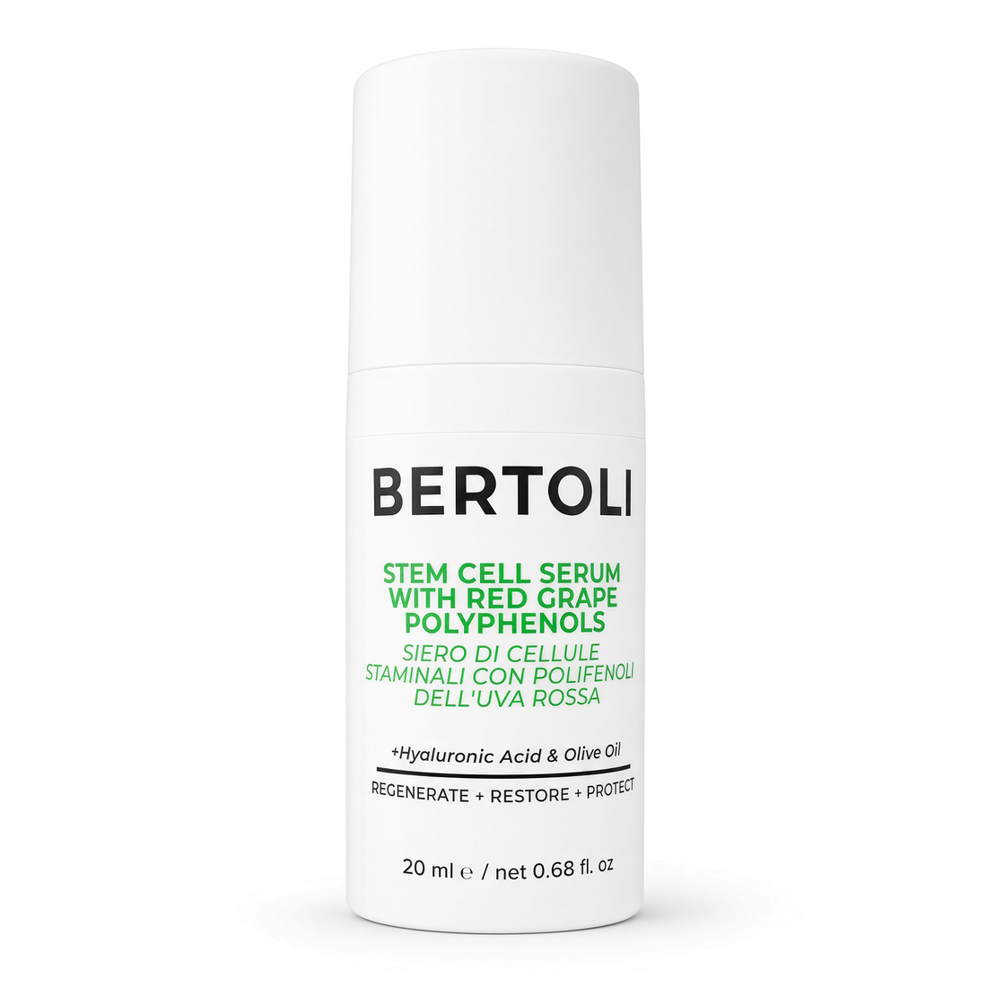 Italian Face Serum with Stem Cells and Polyphenols, Anti aging