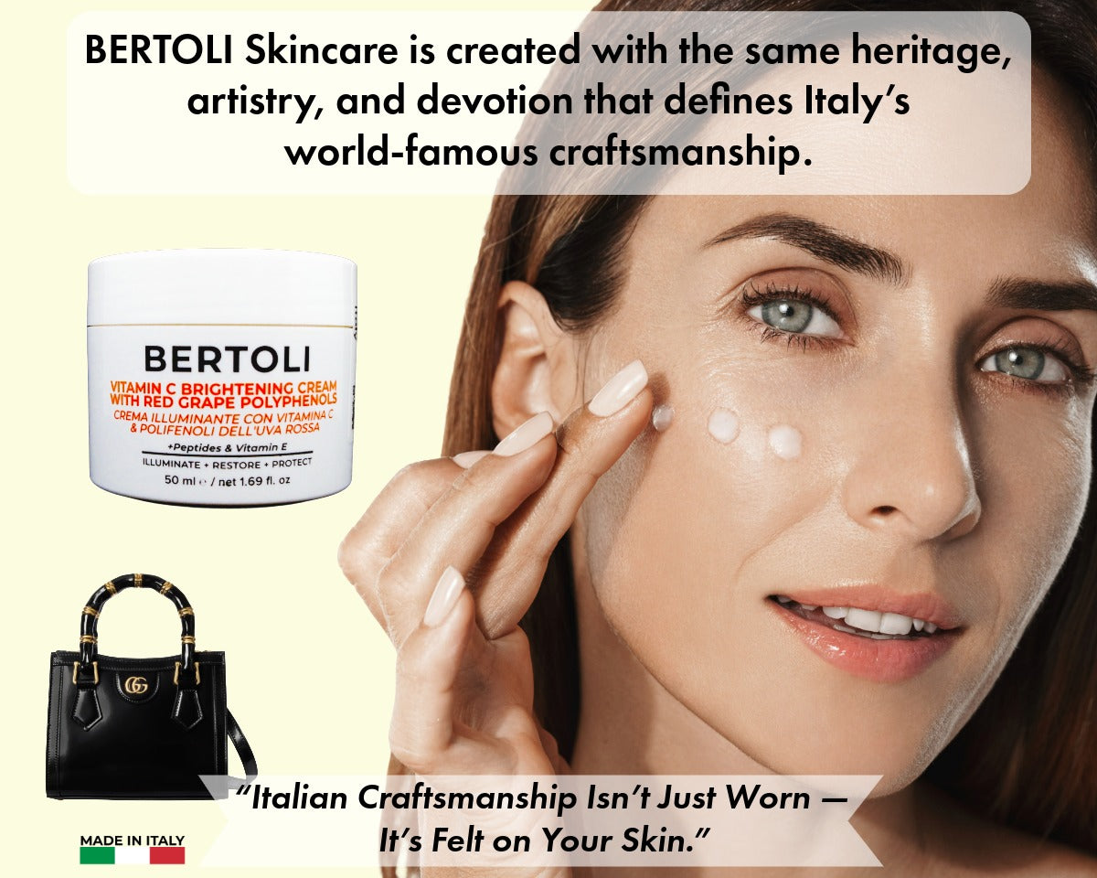 Defines Italy’s world-famous craftsmanship
