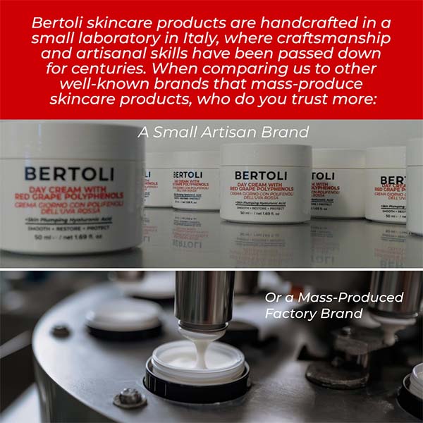 DAY CREAM WITH RED GRAPE POLYPHENOLS - Bertoli Beauty
