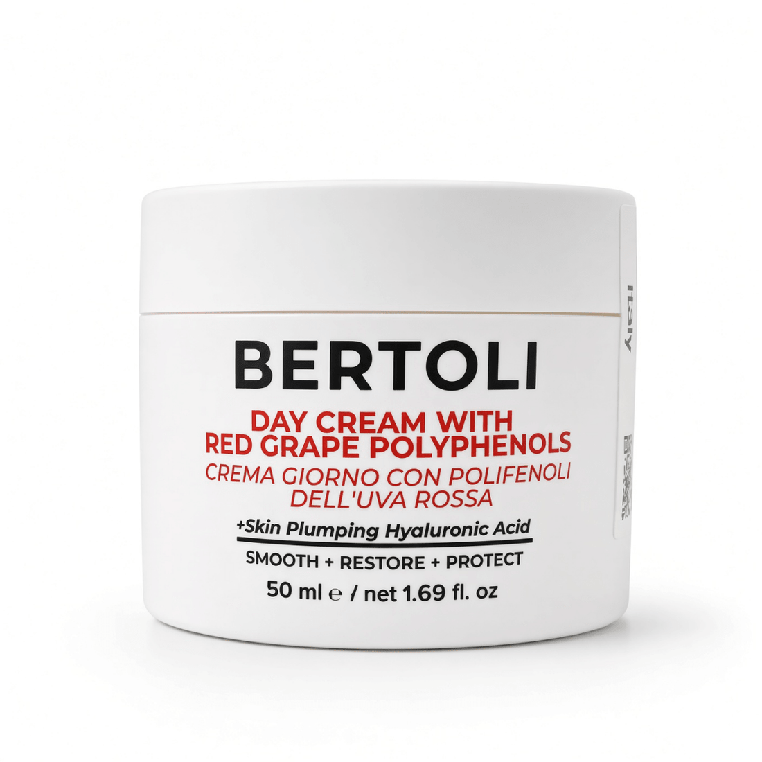 DAY CREAM WITH RED GRAPE POLYPHENOLS - Bertoli Beauty