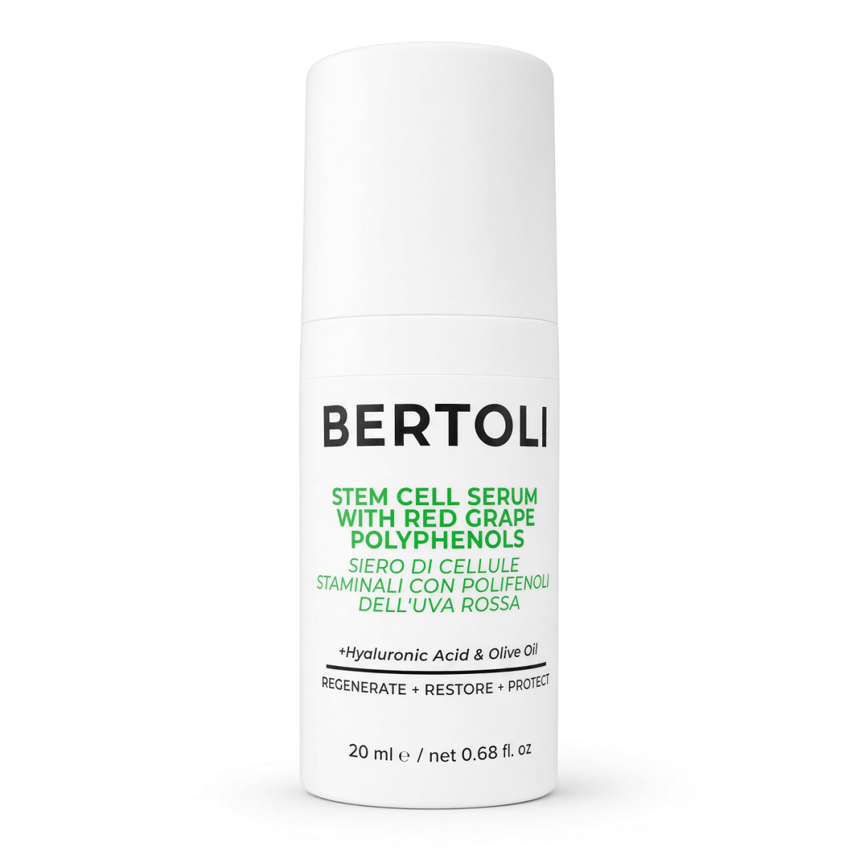 STEM CELL SERUM WITH RED GRAPE POLYPHENOLS - Bertoli Beauty