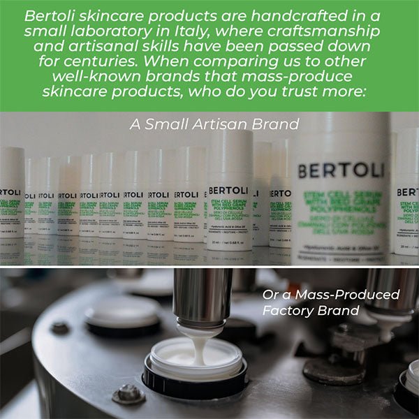 STEM CELL SERUM WITH RED GRAPE POLYPHENOLS - Bertoli Beauty
