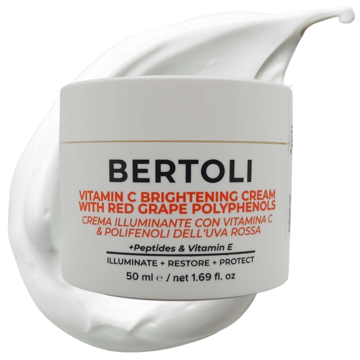 VITAMIN C BRIGHTENING CREAM WITH RED GRAPE POLYPHENOLS - Bertoli Beauty
