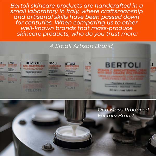 VITAMIN C BRIGHTENING CREAM WITH RED GRAPE POLYPHENOLS - Bertoli Beauty